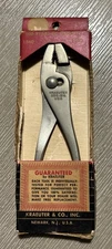 Vintage 1960 Kraeuter Slip-Joint Pliers Model# 356-5 1/2 With Original Box-USA
