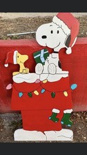 Charlie Brown Christmas Yard Art Snoopy Woodstock