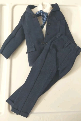 UNDERCOVER Tuta da lavoro vestito action figure drago 1 6 con camicia e cravatta blu