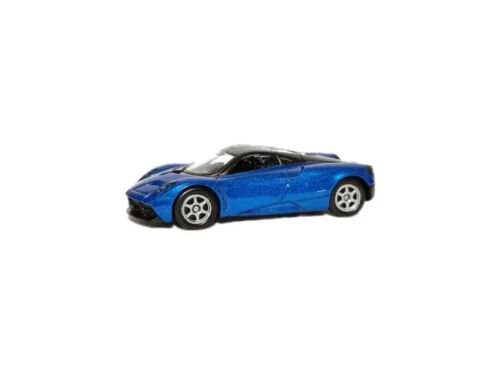 Welly 1/60 Pagani Hueyra Blue Voiture Miniature 1/64 - Foto 2 di 4