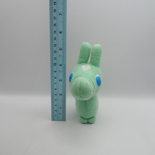 Muñeca de peluche Rody Horse verde como nueva C2504 Taito 4" 2009 Japón - Imagen 3 de 10