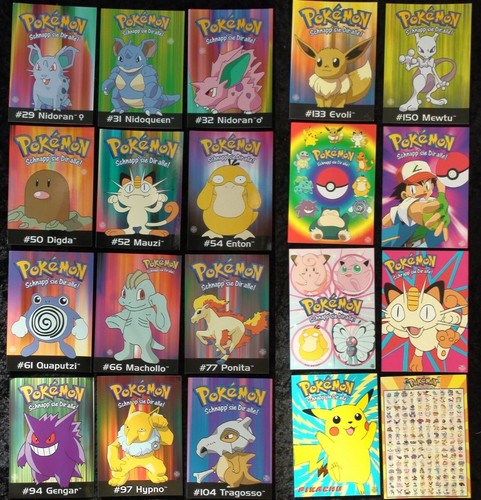 POKEMON POSTKARTE SAMMELKARTE NINTENDO Pikachu Mauzi Glurak Mewtu Ponita Hypno.. - Picture 26 of 71