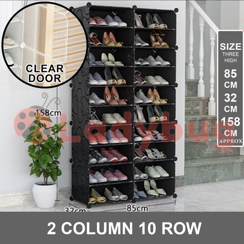 Door Cube DIY Shoe Cabinet Rack Storage Portable Stackable Organiser Stand - Picture 21 of 29
