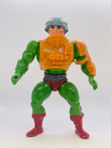 Man At Arms Gray Dots Masters of the Universe MOTU Mattel 1982 Vintage Series 1 - Picture 1 of 5