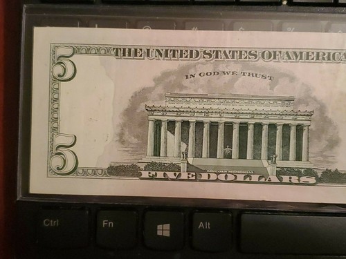 2013 Five (5) dollar FRN Trinary Bill --ML 39998833 G Repeater - Picture 4 of 6