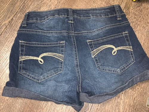 justice sz 10 cactus western Jean shorts wild free boots guc - Picture 5 of 5