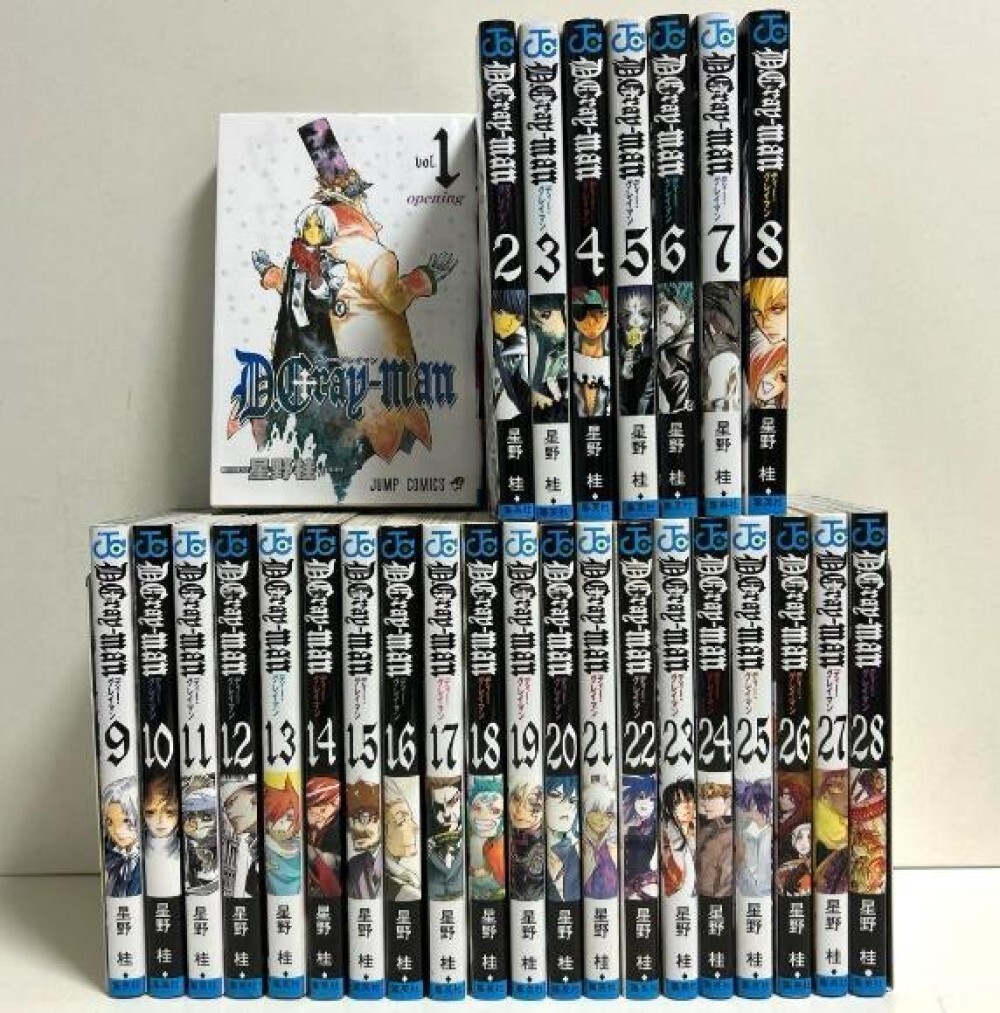 D.Gray-man 1〜28巻 全巻初版 帯 チラシ キャラブック D.Gray-man 第1巻〜第28巻 全巻 初版 帯付き ディーグレイマン