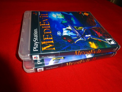 EMPTY Replacement Cases !! MEDIEVIL I II 1 2 Sony Playstation 1 PS1 PSX - Picture 3 of 5