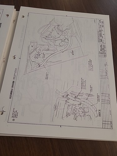1969 Oldsmobile Cutlass Assembly Manual Rebuild Book Instructions Illustrations - Picture 10 of 13