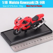 Maisto 12028W 2012 Kawasaki Ninja Zx-14r White Motorcycle 1