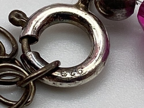 Vintage Swarovski Sterling Silver Necklace Earrings Bracelet Set 925 Crystals - Picture 9 of 22