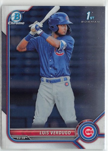 2022 Bowman Luis Verdugo 1st Bowman Chrome Chicago Cubs #BCP-147 - 第 1/2 張圖片