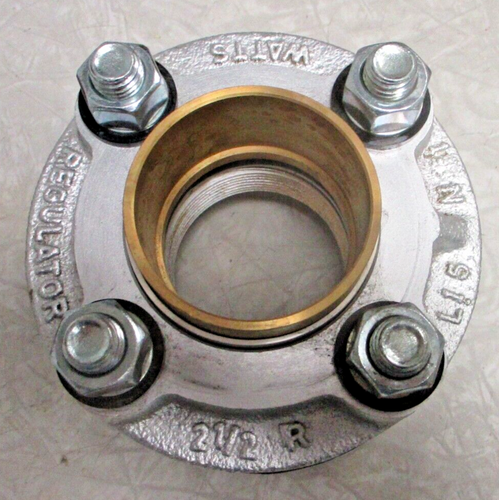 WATTS Dielectric Union Flange Adapter 3" Copper Sweat x 3" NPT Flange - Picture 7 of 9