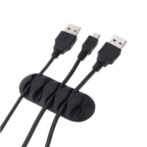 Lot de 5 clips de câble pour le bureau organisateur d'écouteurs - enroulement USB - ↑ - Photo 12/18
