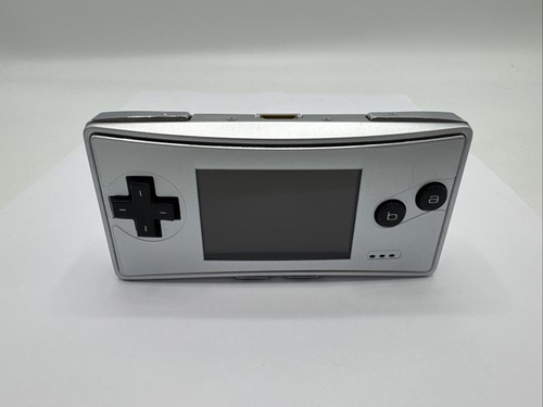 Nintendo Gameboy Micro Silver Console only Tested Working Japanese Rare