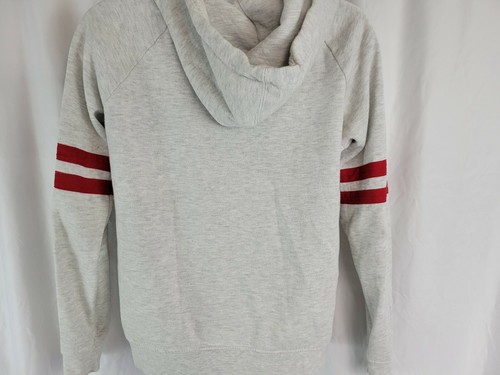 Empyre Pullover Hoodie Long Sleeve Gray Red Womens Sz S - Picture 8 of 11
