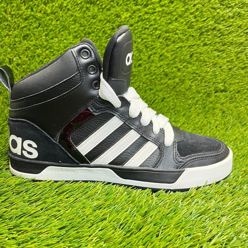 Adidas NEO Raleigh 9TIS Mid Herren Größe 8,5 schwarz weiß Basketballschuhe Turnschuhe