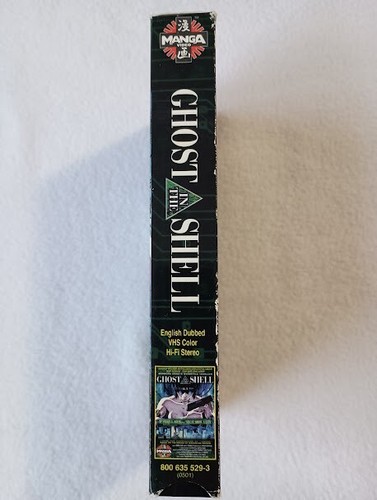 Ghost In The Shell VHS Anime Sci Fi Manga Japanese Dubbed English Tested 1996 - Picture 9 of 12
