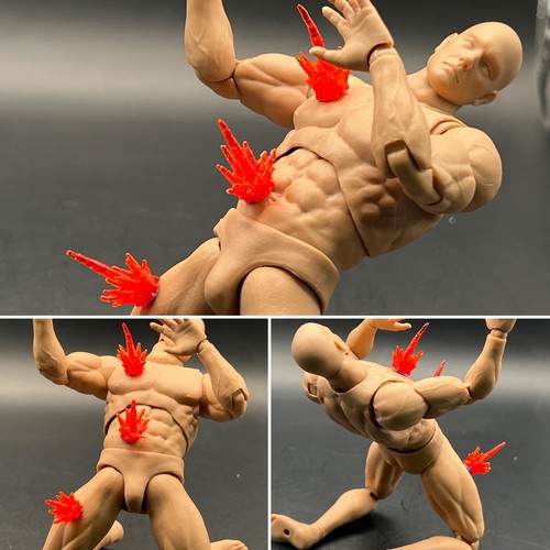 Mini Blood/Blast/Power Effects/FX For 1/12 Scale 6" Legends Action Figures - Picture 4 of 30