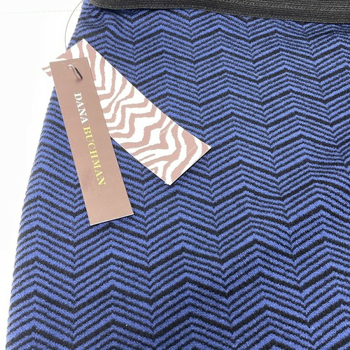 DANA BUCHMAN Bleistiftrock - Größe Md - Blau Schwarz - Uptown Chic - Neu - Bild 2 von 10