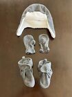 Baby/Toddler Winter Hat, Mittens, and Booties (3 Piece Set) - Size 18-24 Months