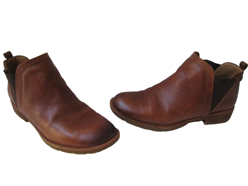 SOFFT BROWN LEATHER ANKLE BOOTIE WOMEN'S SIZE US 8M HOT FREE S/H - Picture 3 of 10