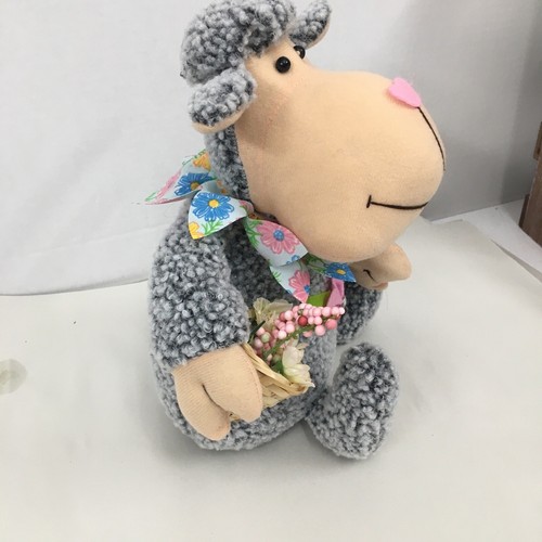 Lamb Sheep Plush Toy Easter Basket Gift - Picture 6 of 8