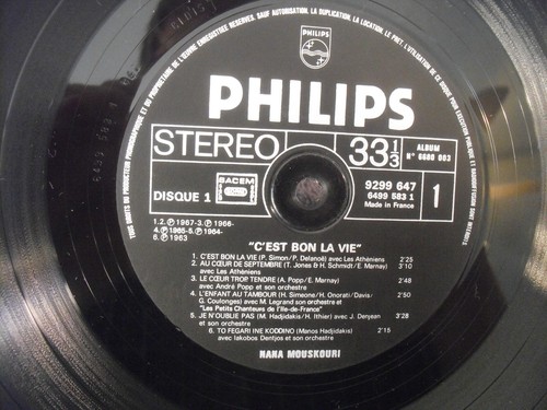 Nana Mouskouri, C'est Bon La Vie, Philips 9299 648, 1980 2 LPs Gate, Pop Chanson - Picture 4 of 7