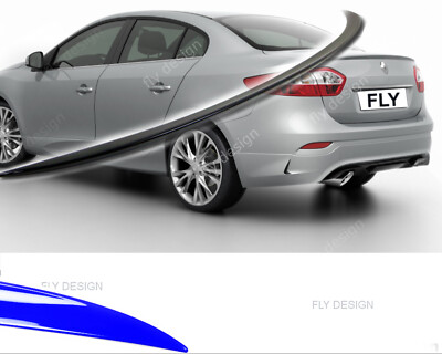 Autospoiler Abrisskante Diffusor Slim passend für Renault Fluence Karosserie