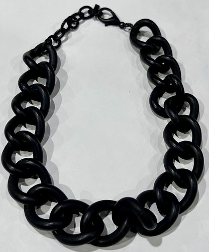 Bauble Bar Black Chain Choker Necklace. - Picture 4 of 5