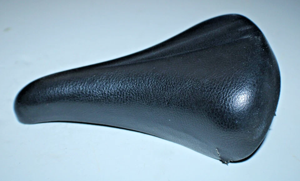 Sillín de bicicleta de carretera vintage 245/160 mm negro cómodo híbrido MTB turismo remitente de EE. UU. Foto 4 de 4