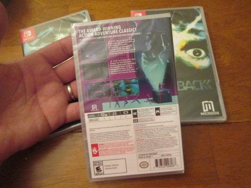 FLASHBACK NINTENDO SWITCH BRAND NEW SEALED US EDITION ACTION ADVENTURE CLASSIC - Picture 2 of 3