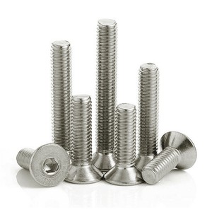 5mm M3 Flat Head Countersunk Screw Kit,M3 4mm//5mm//6mm//8mm//10mm Stainless Steel Machine Countersunk Screws Bolt Fastener Pack of 100