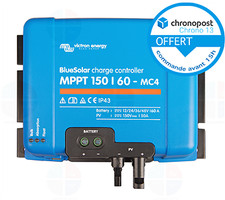 Régulateur Solaire VICTRON BlueSolar MPPT 150/60-MC4 12/24/48V-60A SCC115060310