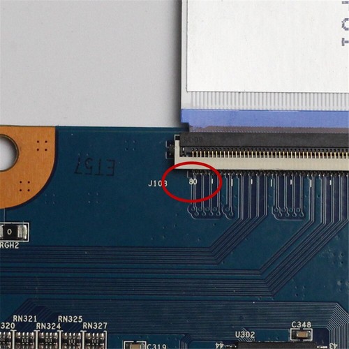 Flexkabel 80 Pin Flexkabel für TCON Card 57mm x 40,5mm Schloss Flachband - Bild 3 von 12