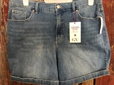 New Gloria Vanderbilt Amanda Short -Slimming Panel jean shorts...g4