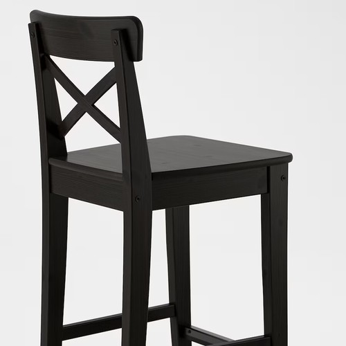 Neuer IKEA INGOLF Barhocker mit Rückenlehne, 24 3/4" - Bild 4 von 8