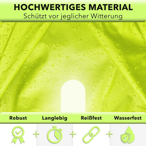 AVANA Regenschutz für Rucksäcke Reflektor Überzug Schulranzen Regenhülle Neon - Bild 3 von 7