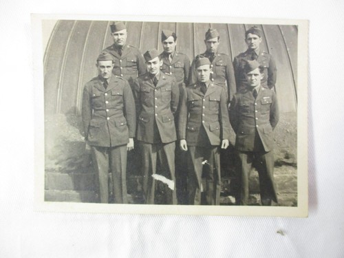 WW2 USA Photo Sensor Passed Army Squad Dress Green Uniforms Soldiers Vtg 1940s - Picture 7 of 8