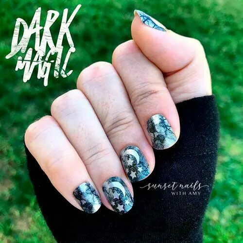 🎃 COLOR STREET HALLOWEEN 100% nail polish strip Glitter Glow in Dark GOTH 👻 - Picture 110 of 245
