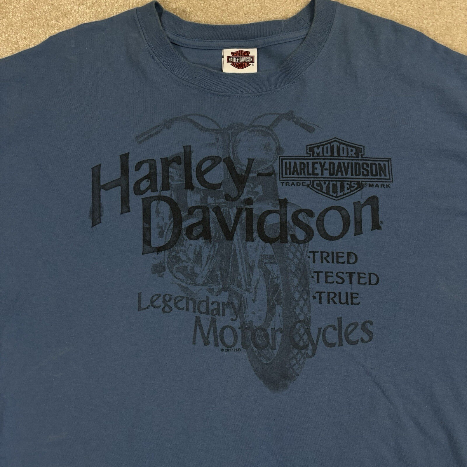 T shirt Monadnock Harley Davidson Keene New Hampshire uomo 2XL maglietta moto