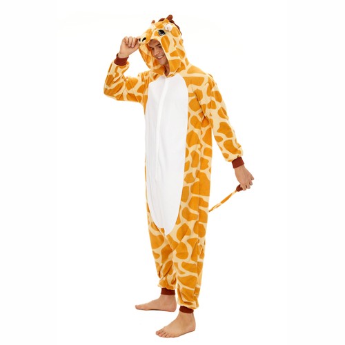 Giraffe One-piece Pajamas For Adult Unisex Halloween Christmas Cosplay Costume - Bild 3 von 55