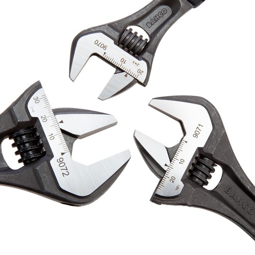Bahco Clé Réglable Set Ergo Central Écrou Paquet De 3 ADJUST 3-90 - Bild 4 von 7