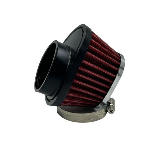 1 x Red 51mm 2inch Air Intake Filter Cleaner Pod Universal For Cars Motorcycles - Picture 2 of 5