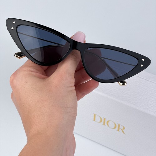 Dior Men Sunglasses Black Blue Cat Eye MISSDIOR B4U CD40105U 01V 12B0 BRAND NEW - Picture 8 of 13
