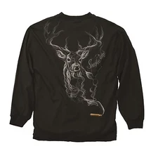 Smoke Em Deer T-Shirt, Men's Hunting Shirt 