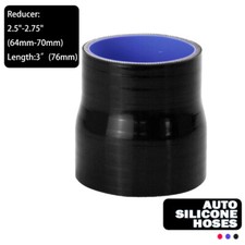 Silikon Reduzierstück Gerade Kupplung Schlauch ID 2.5 Bis 2.75″ 64-70mm L=76mm