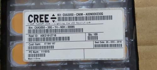 Lot of 100 CREE CXA3050-CNIM-A00N00X230G CXA3050-30G-Y4-N0H-000B5 Led #2 - Picture 2 of 2