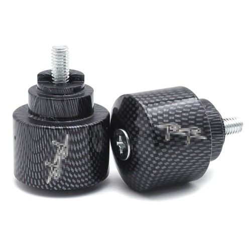 Carbon Bar Ends Logo Hand Grip Handlebar End Caps For Honda CBR 900RR 1993-1999 - Picture 4 of 7
