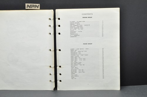 Vintage 1973-74 Honda CB125 S-S1 Parts Catalog Book Diagram Manual - Picture 2 of 9